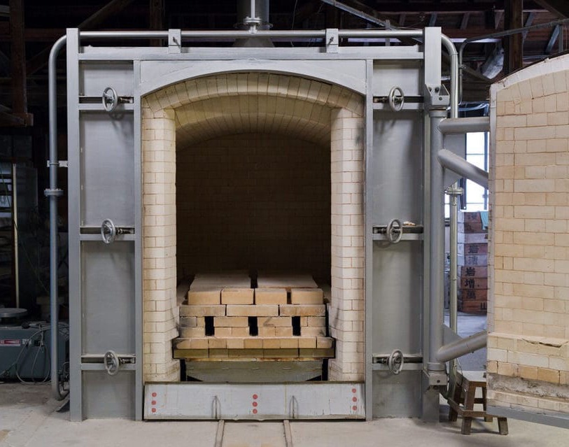 Kiln burning 1500 degries