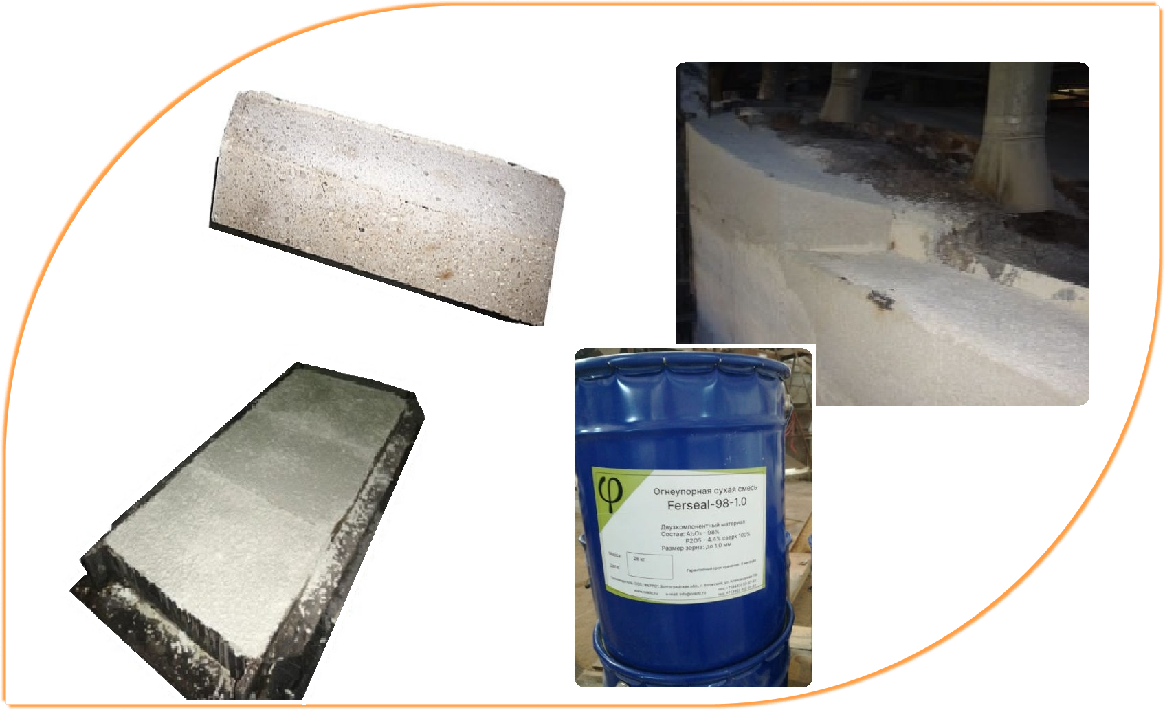 Refractory mixes